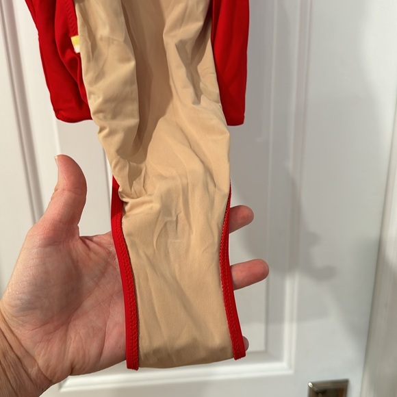 Summersalt The Swan Dive one piece swimsuit so 12 reg ♥️lava & hibiscus 💓 - Picture 9 of 9